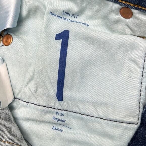 LUCKY BRAND Women’s 24 Skinny Blue Jeans - Picture 4 of 4